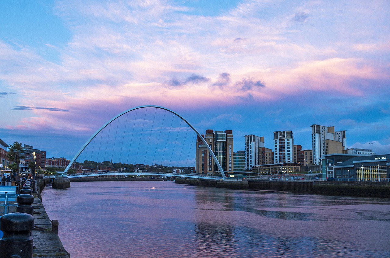 Vue de Gateshead