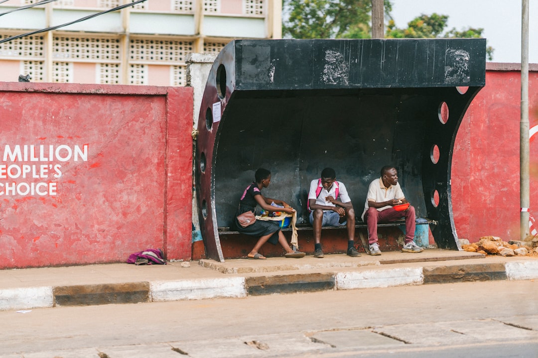 Vue de Kambia-market