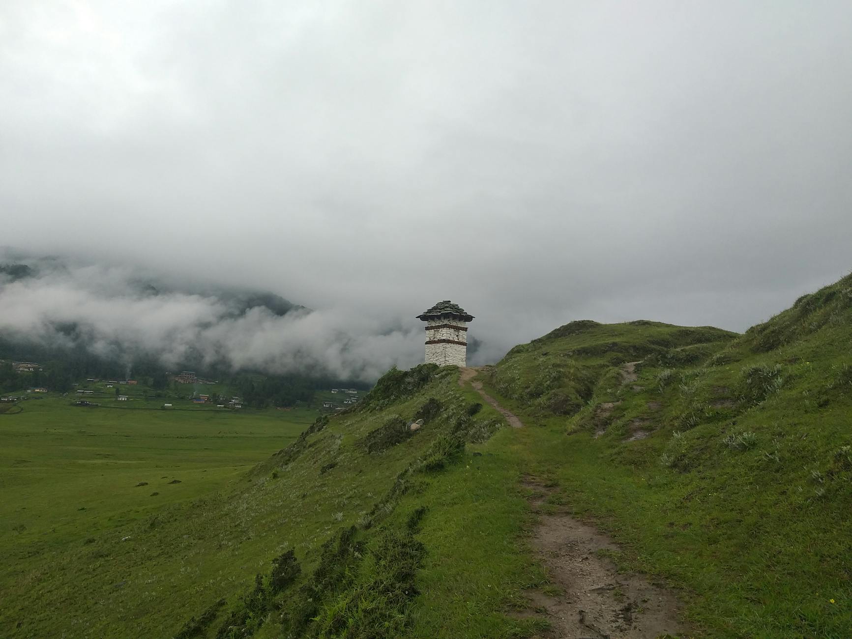 Vue de Wangdue-phodrang
